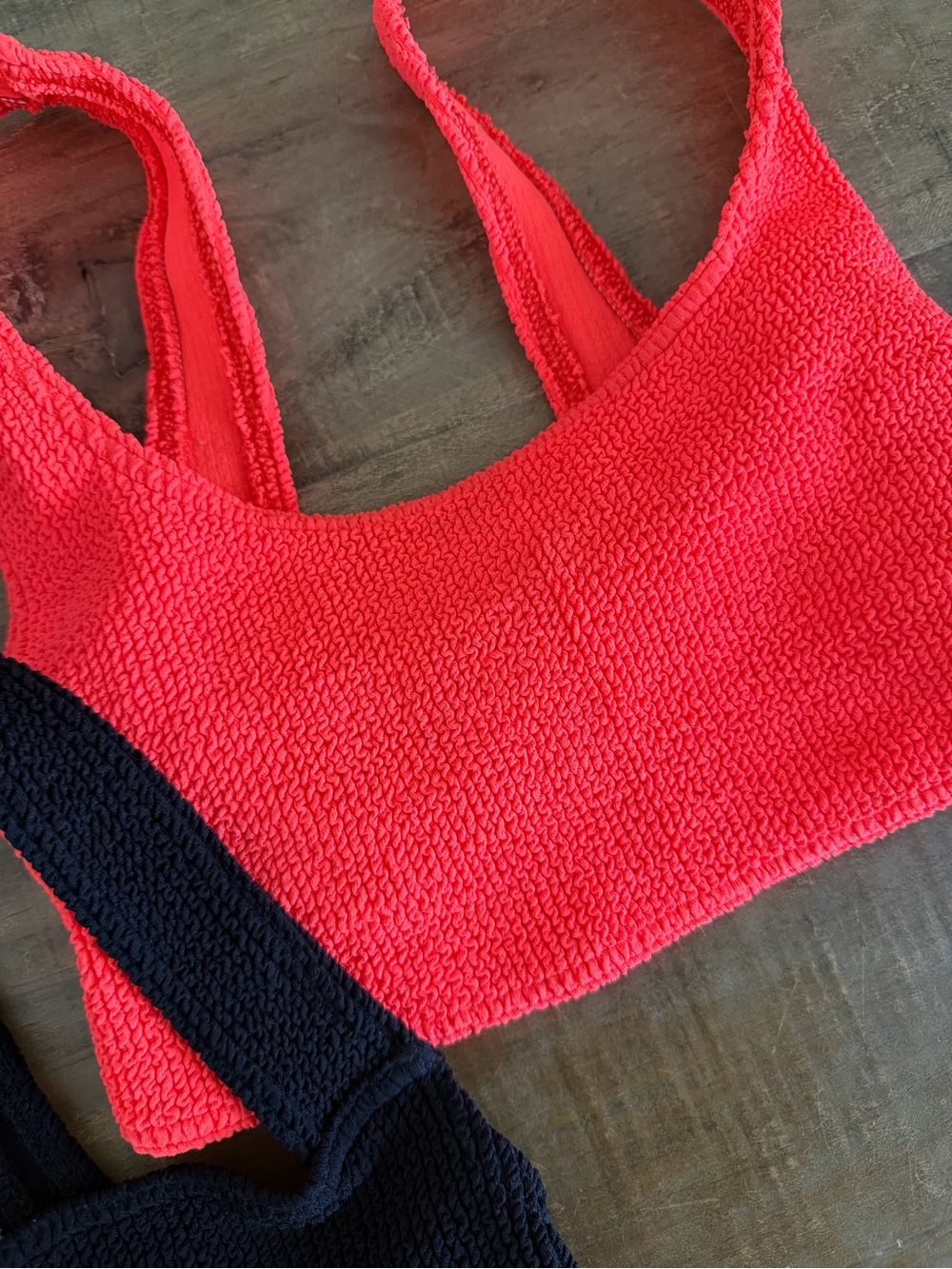 Two Ribbed Bikini Tops - Picture 6 of 6